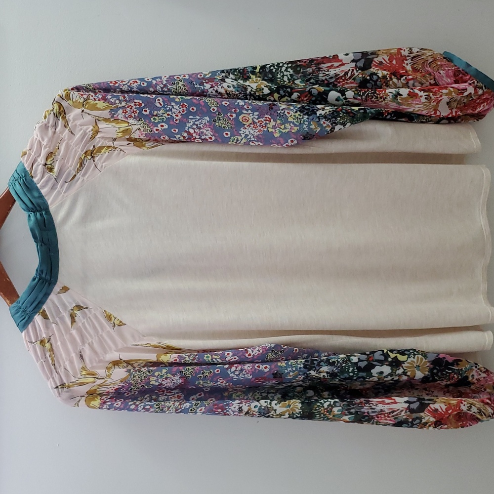 Anthropologie - Tiny Eleanor Balloon Sleeve Top Size XL Floral Print - Picture 10 of 13